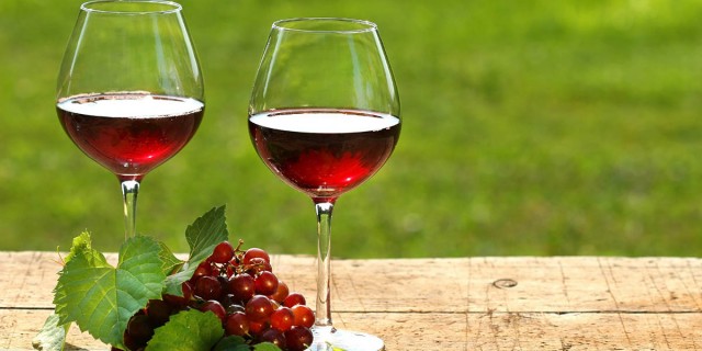 Red Wine on Summer Day