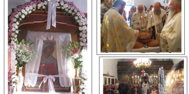 Με ιδιαίτερη λαμπρότητα εορτάσθει και φέτος η εορτή της Αγίας Κυριακής στην κάτω γειτονια της Λαγκάδας-1