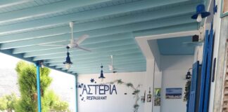 H παραδοσιακή ταβέρνα “Αστέρια” στον Όρμο της Αιγιάλης